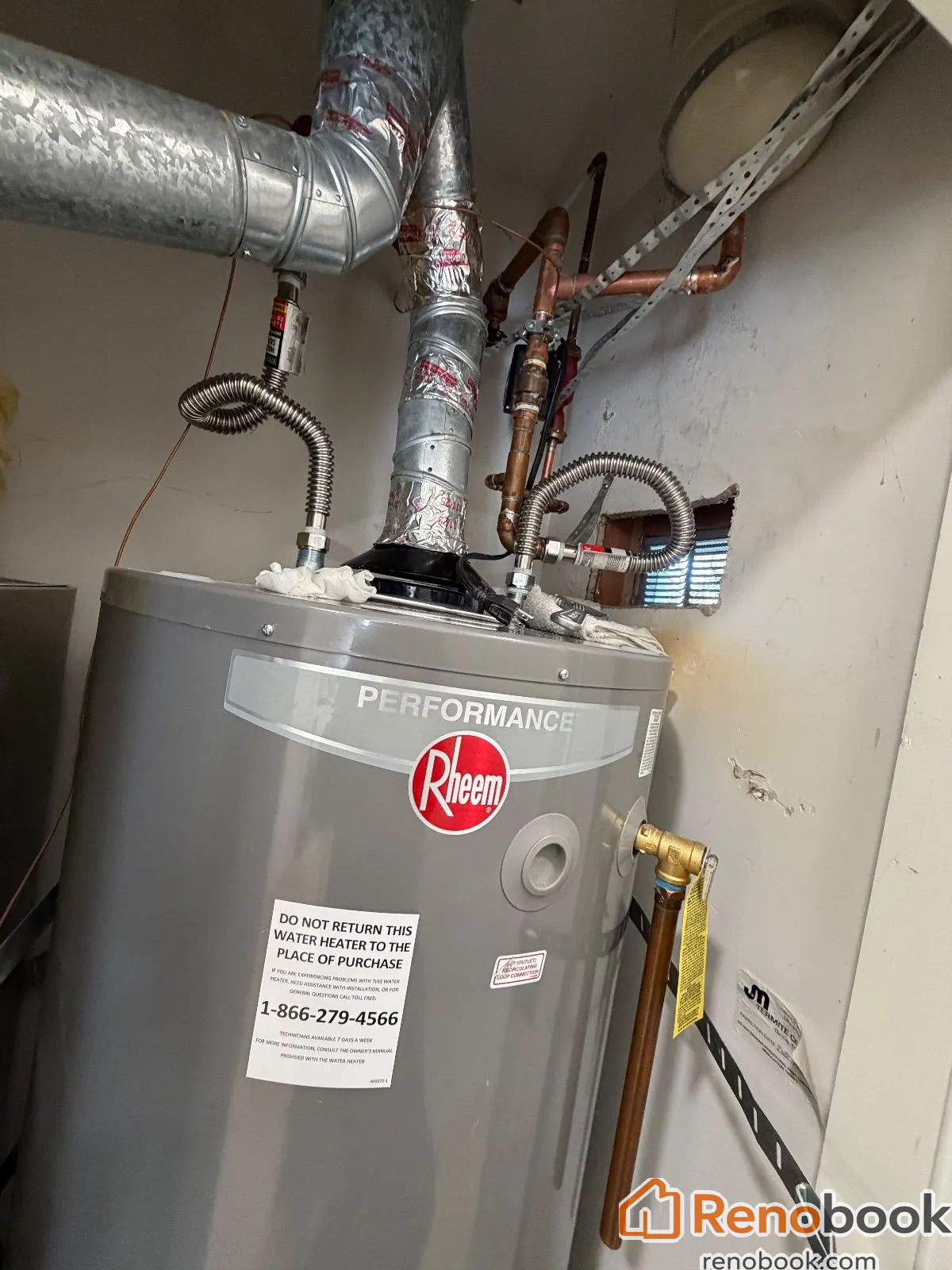 Gas Water Heater Replacement Plumbing Project Palo Alto CA