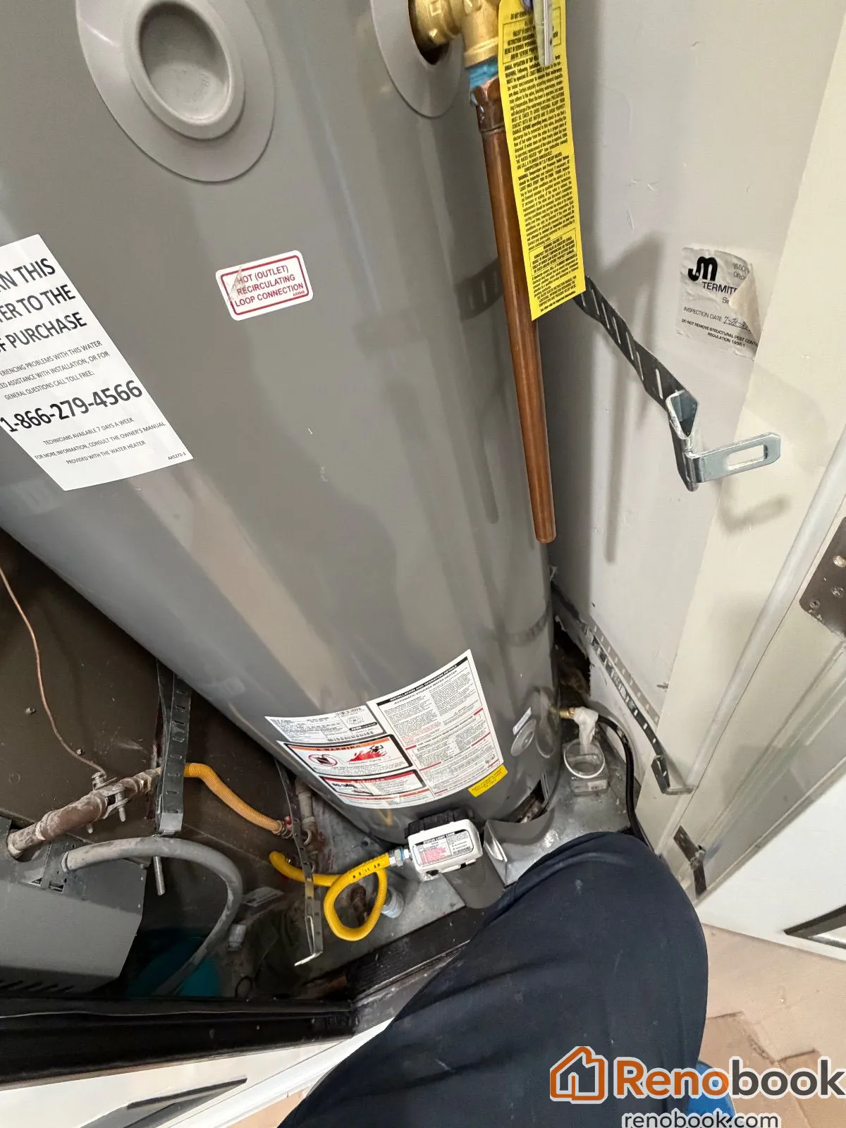 Gas Water Heater Replacement Plumbing Project Palo Alto CA