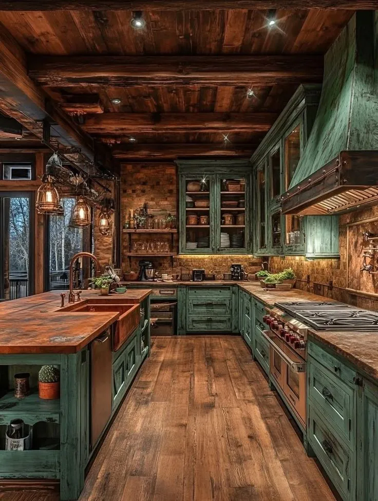 I'm just curious how many people would like this kind of retro kitchen.