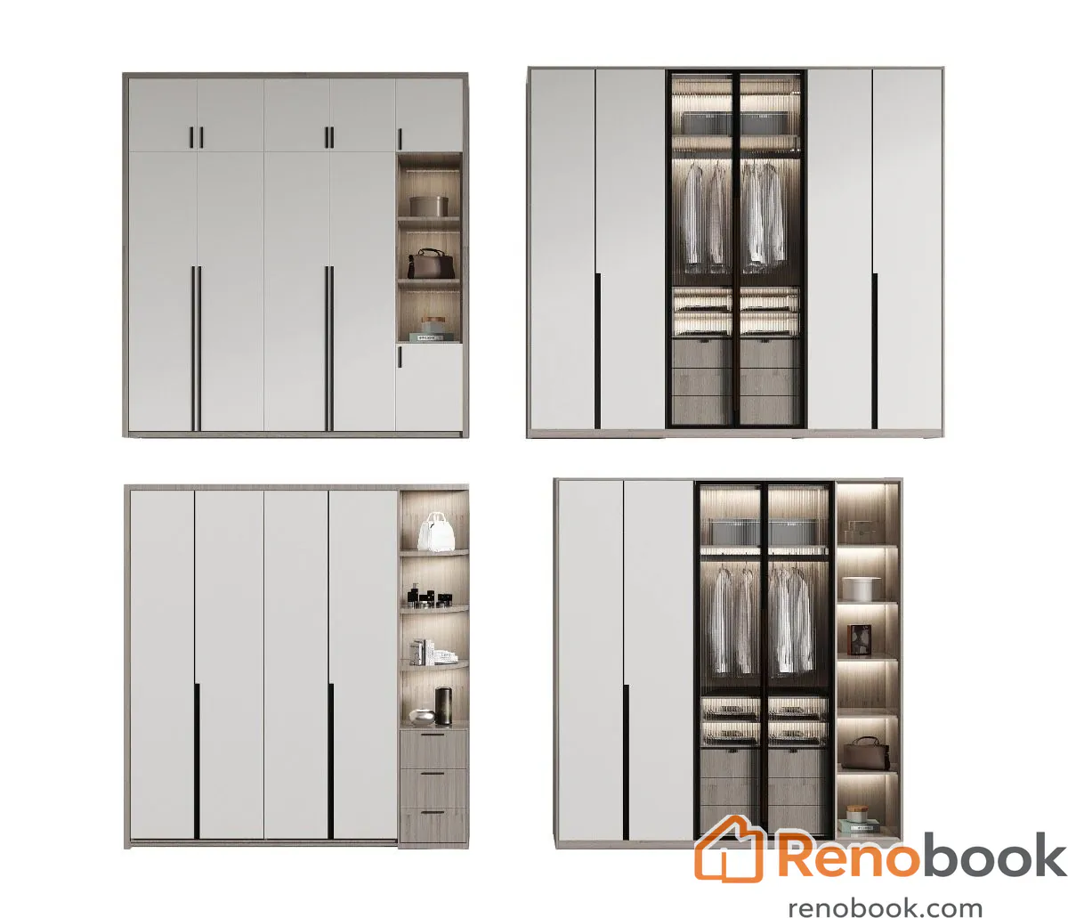 Modern Luxury Custom Closet in Los Angeles