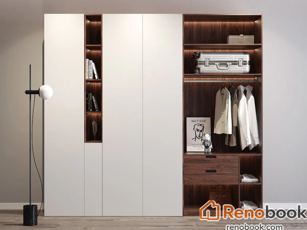 Modern Luxury Custom Closet in Los Angeles