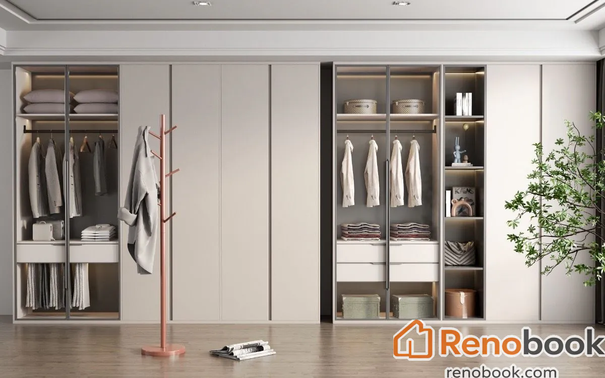 Modern Luxury Custom Closet in Los Angeles