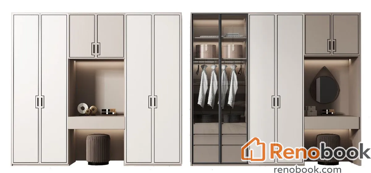 Modern Luxury Custom Closet in Los Angeles