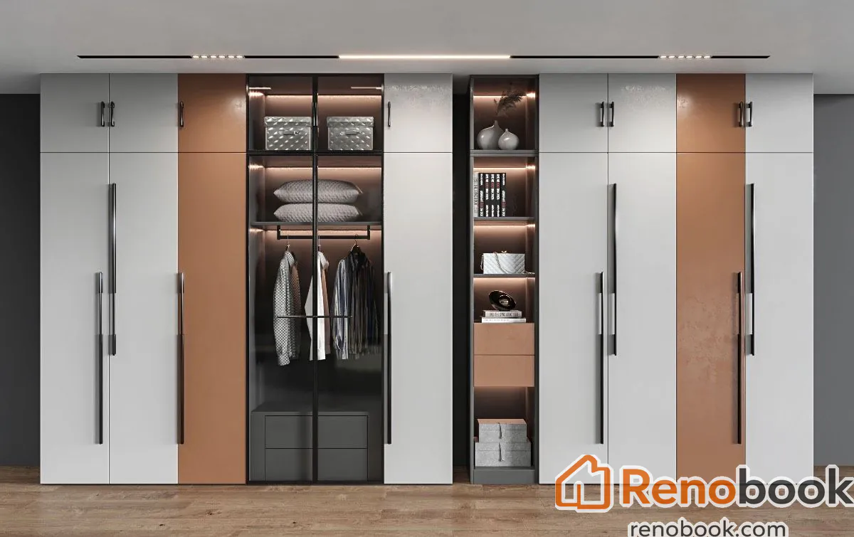 Modern Luxury Custom Closet in Los Angeles