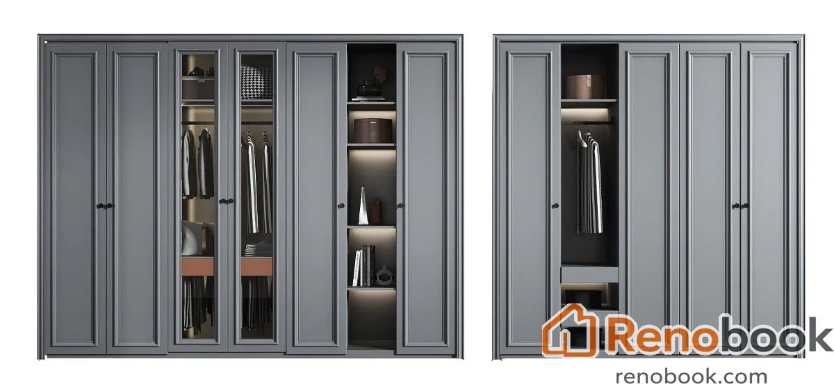Modern Luxury Custom Closet in Los Angeles