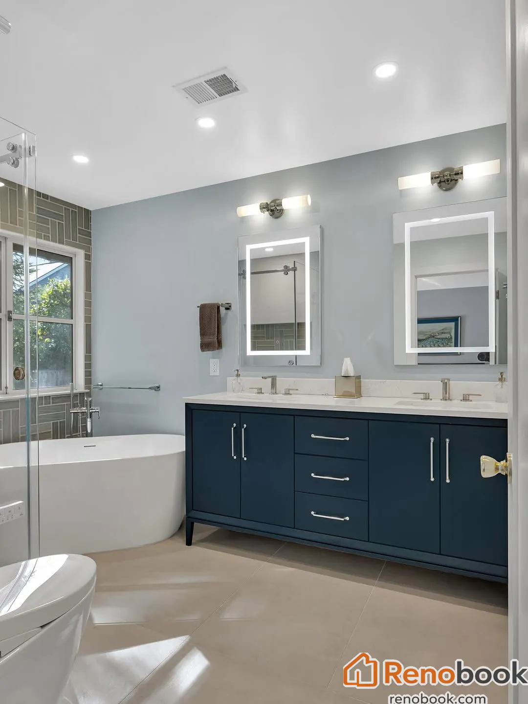 A Stylish Bathroom Renovation Project in Fremont, California