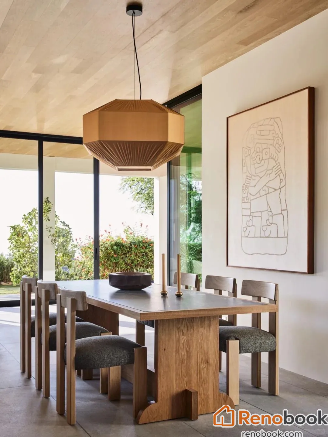 Natural Minimalist Living Room Design – San Jose, CA