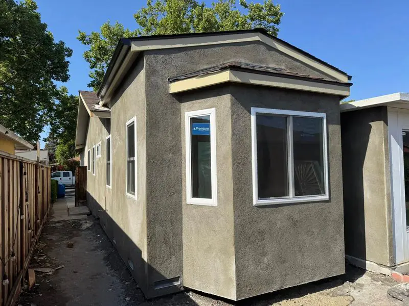 just finished the exterior wall preparation work for a house in San Jose.