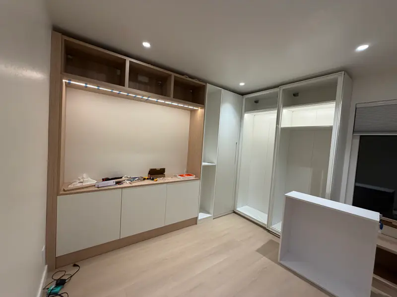 San Jose Installation of TV Background Wall Cabinet 