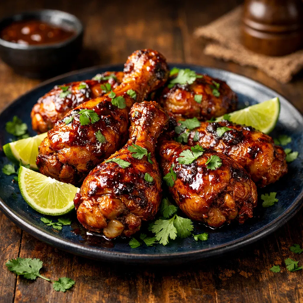 BBQ-glaseret Kylling