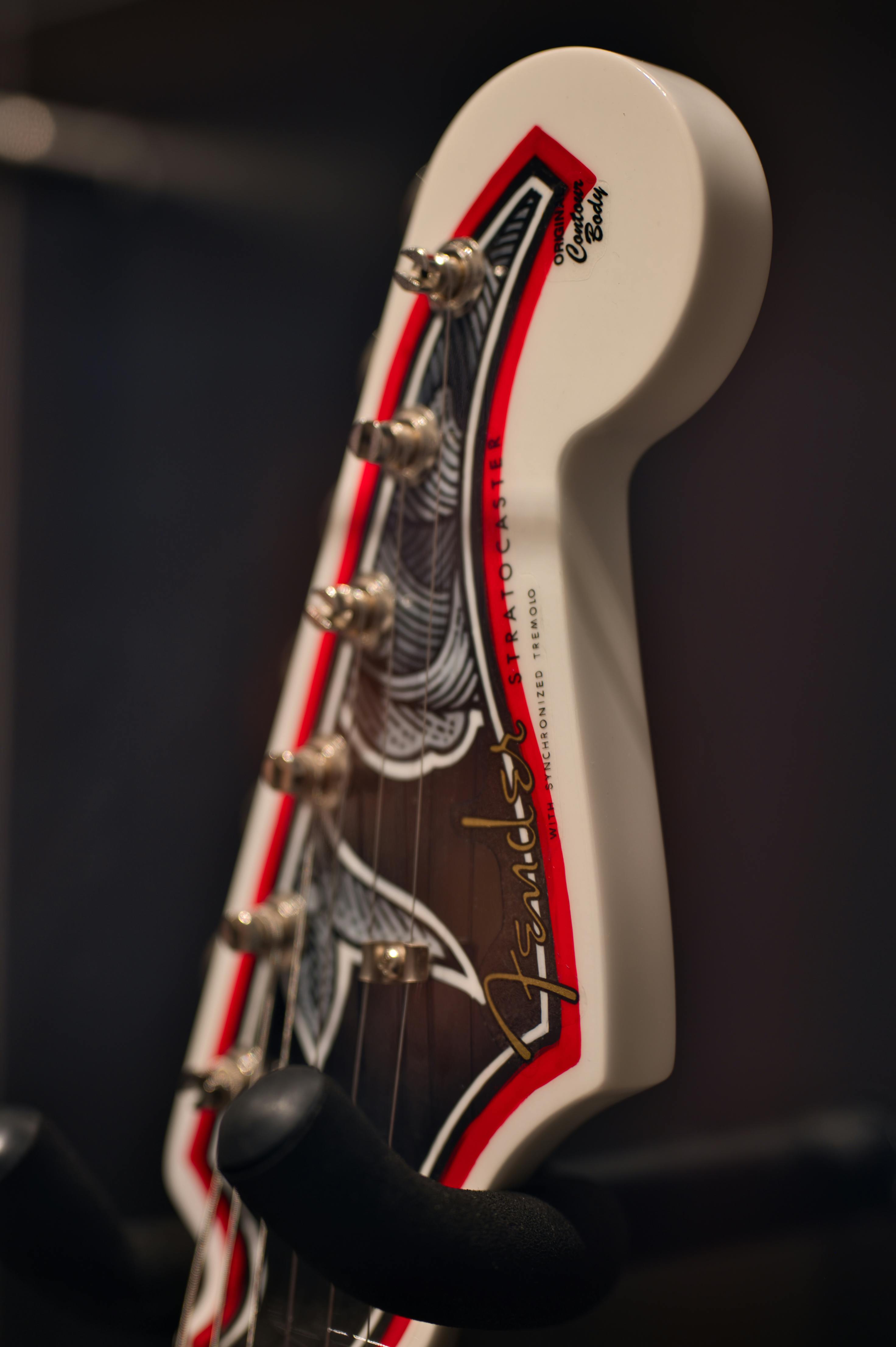 Fender Stratocaster Headstock with Custom Design