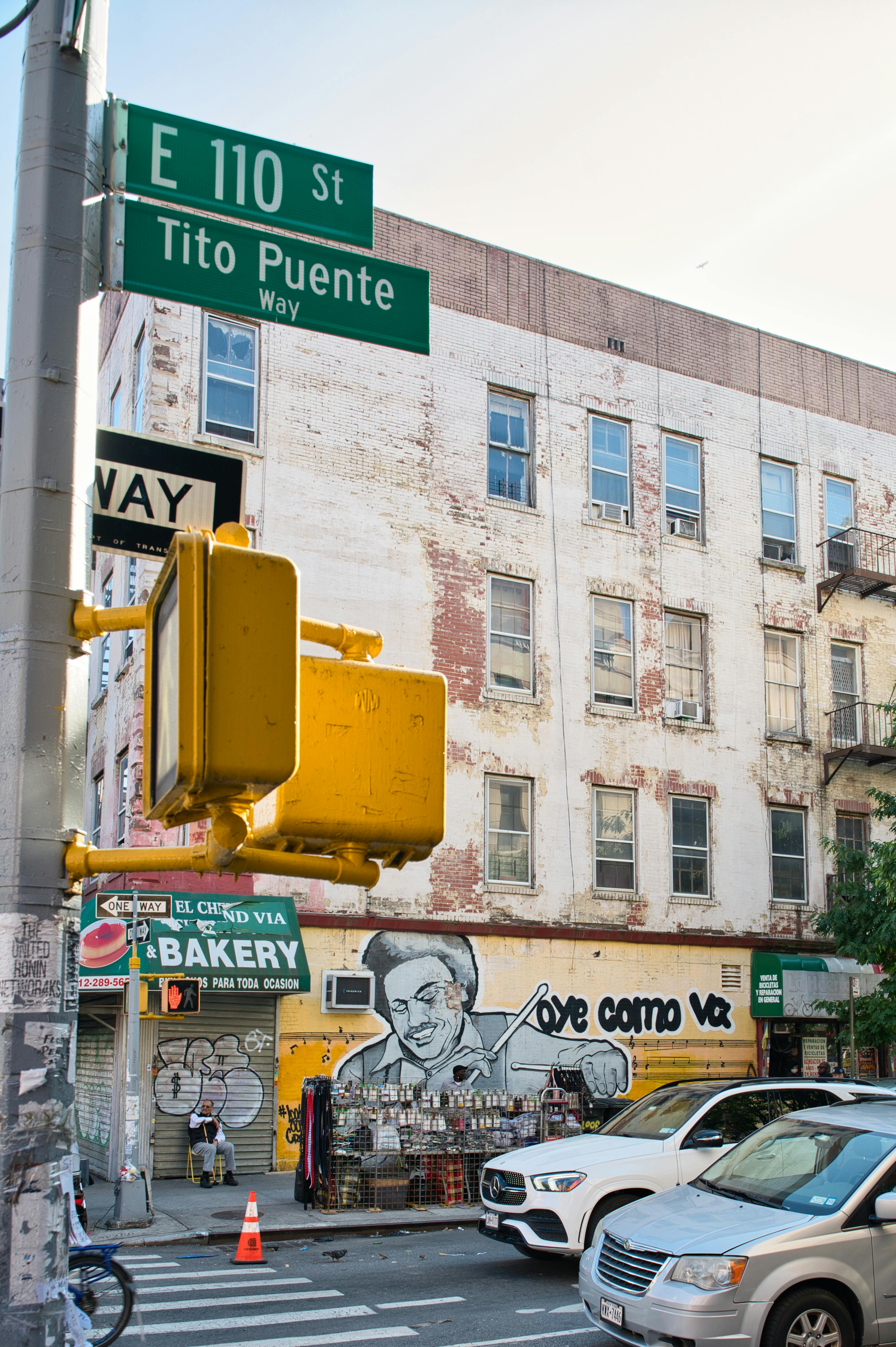 Tito Puente Way Street Corner in East Harlem