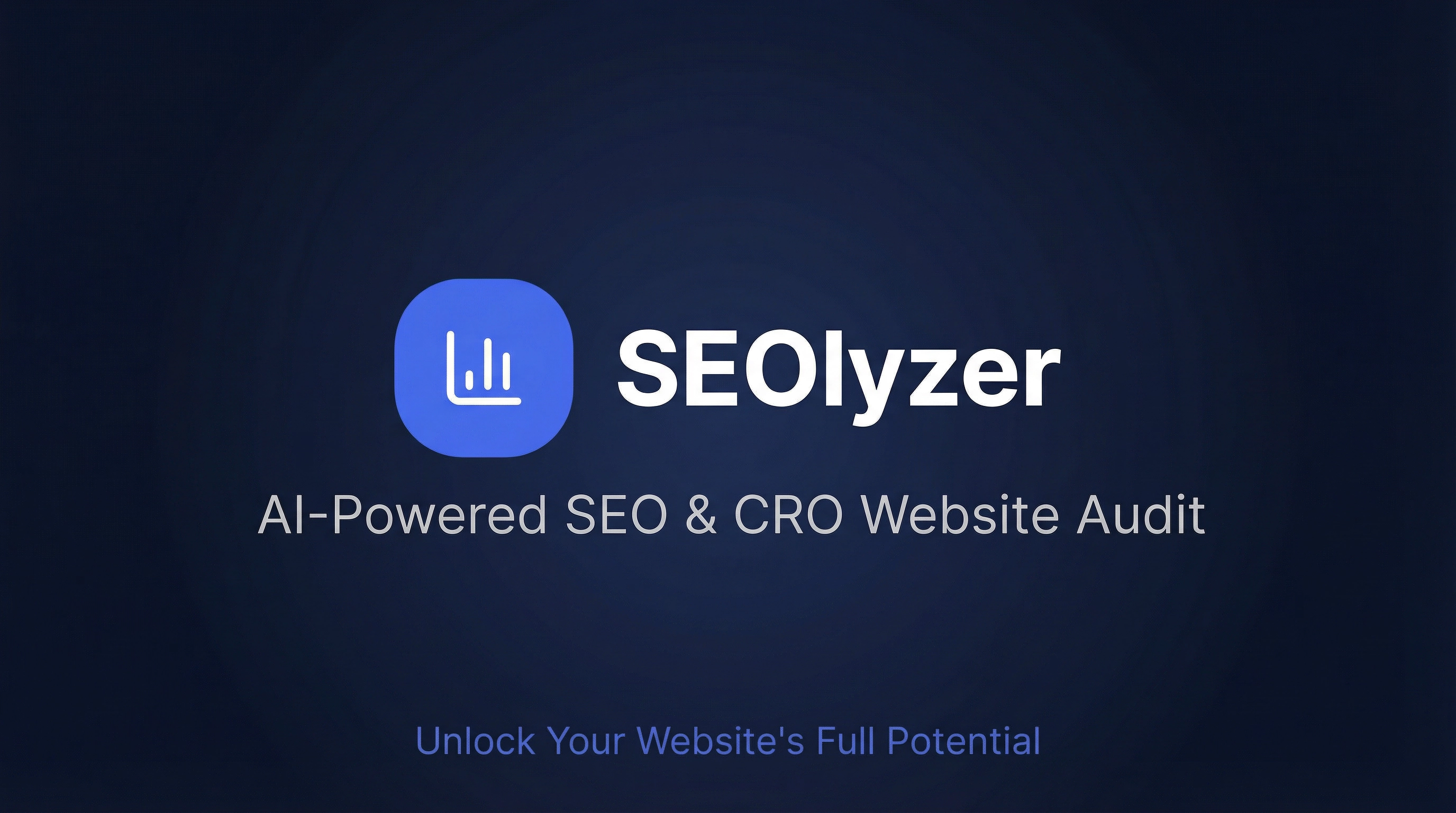 SEOlyzer SEO audit dashboard showing scores across 21 categories