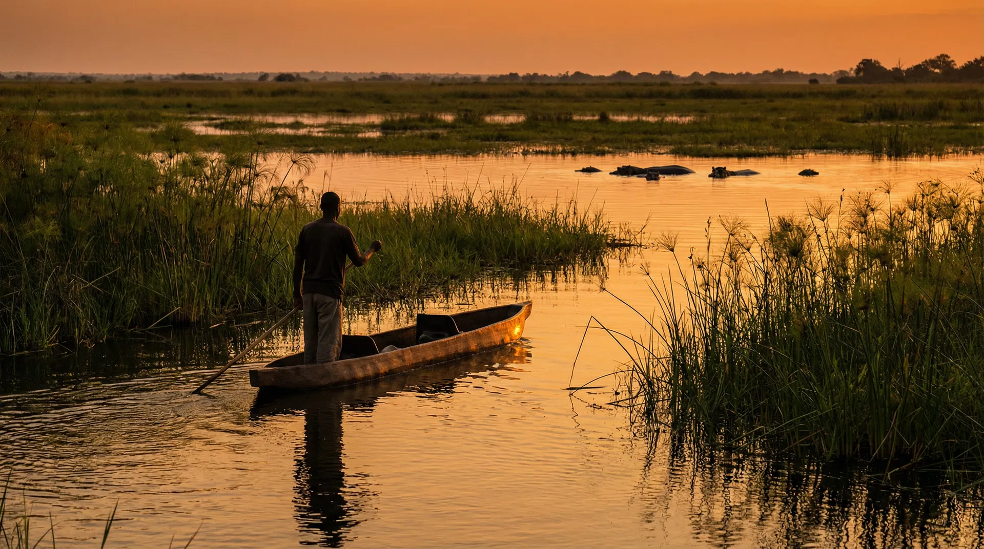 Botswana safari — Into the Untamed: The Okavango Delta, Chobe's Elephants, and the Thunder of Victoria Falls