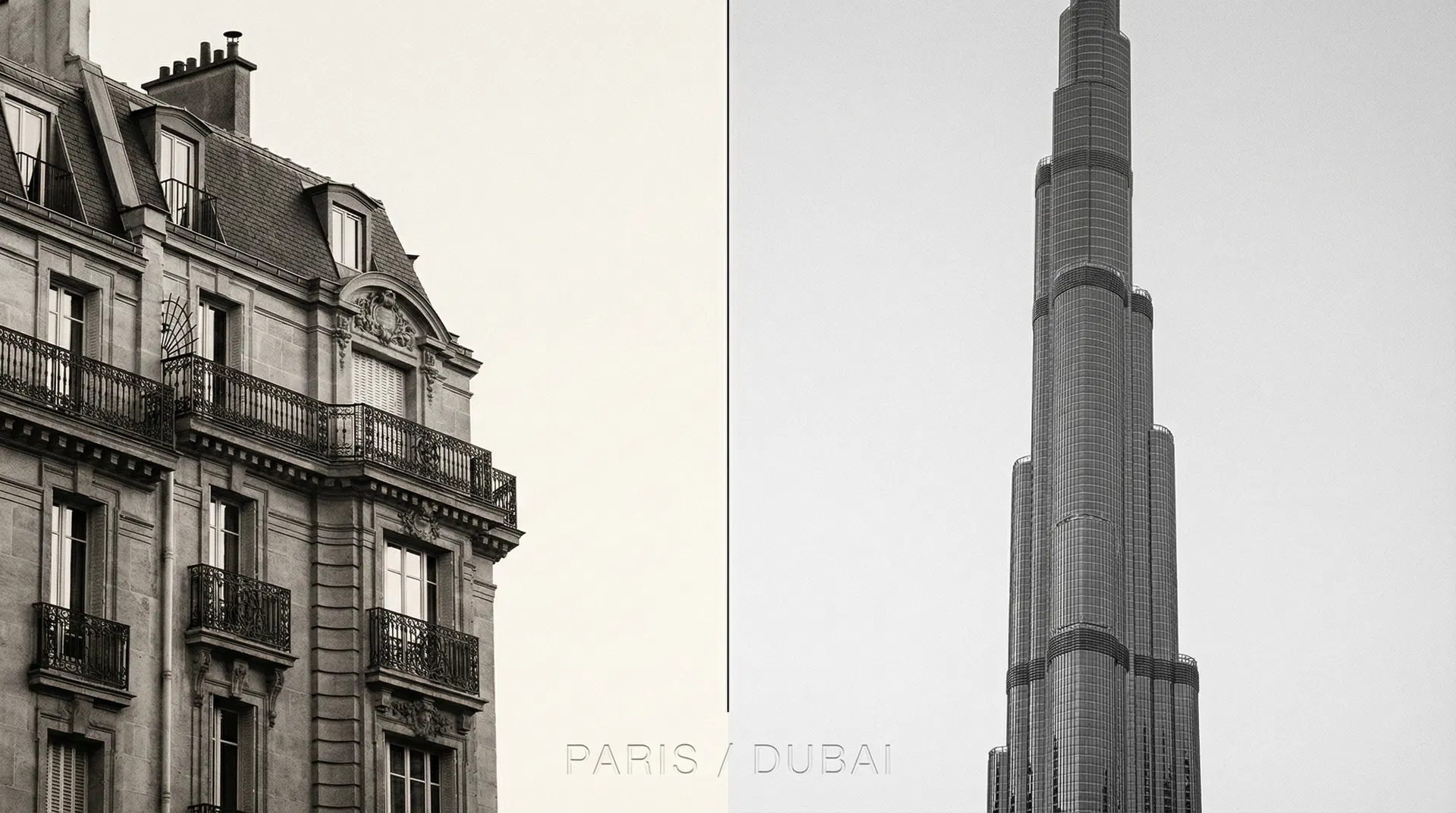 Paris and Dubai