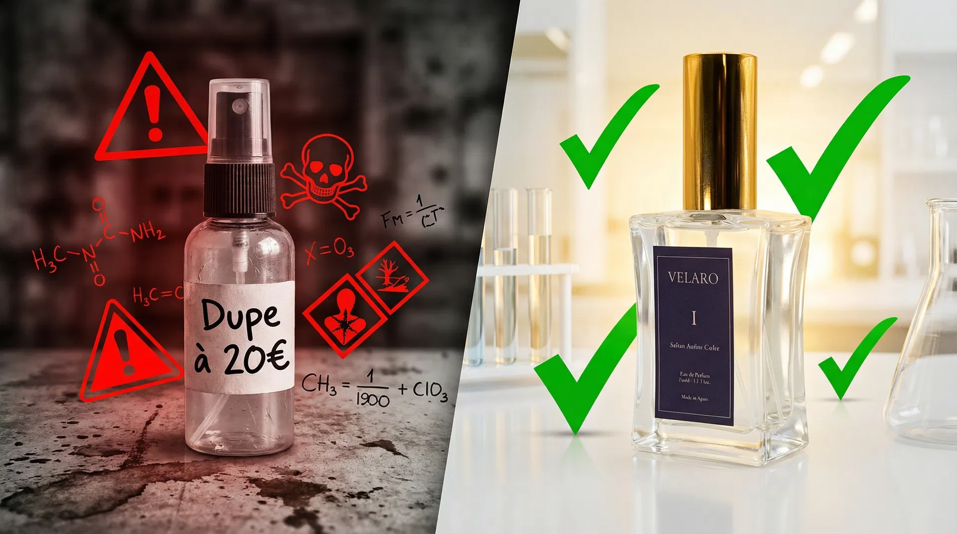 Comparaison dupe à 20€ vs VELARO