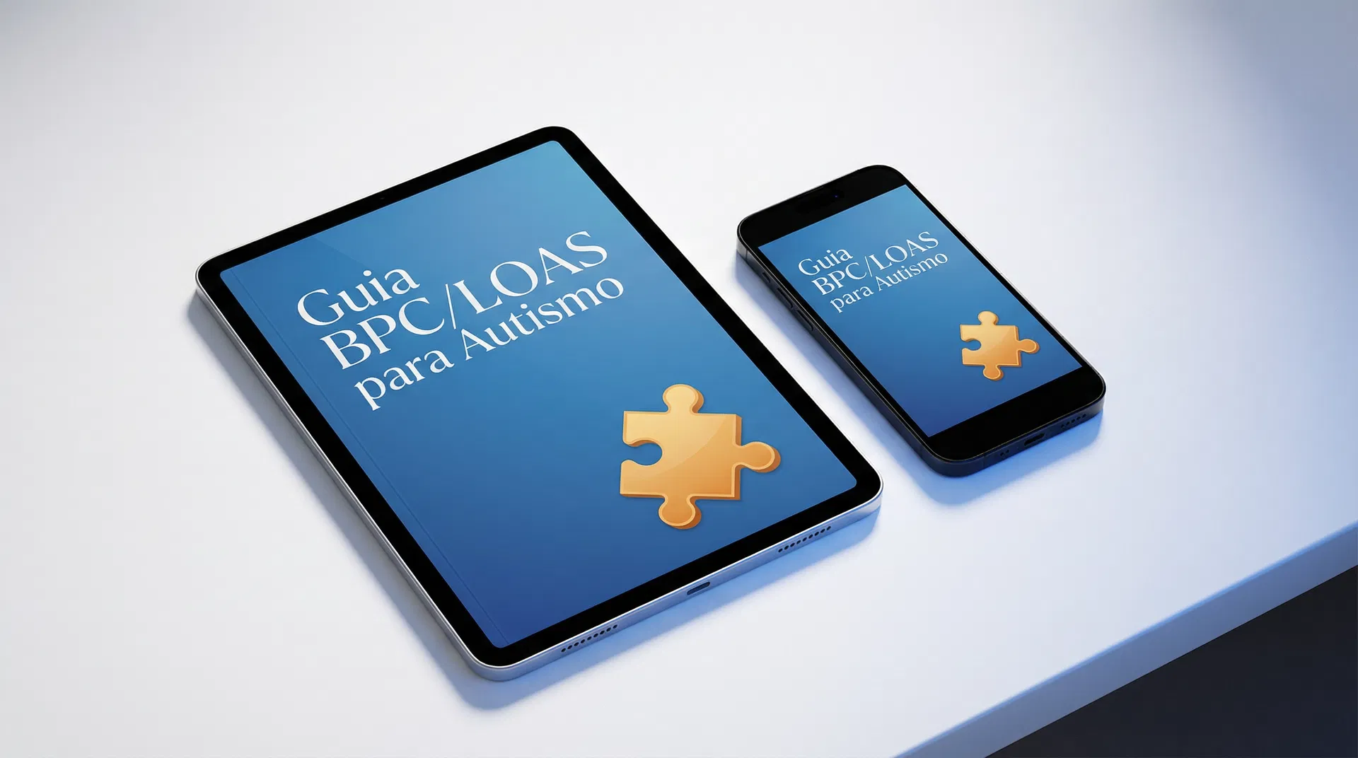 Guia BPC/LOAS para Autismo - Mockup do E-book