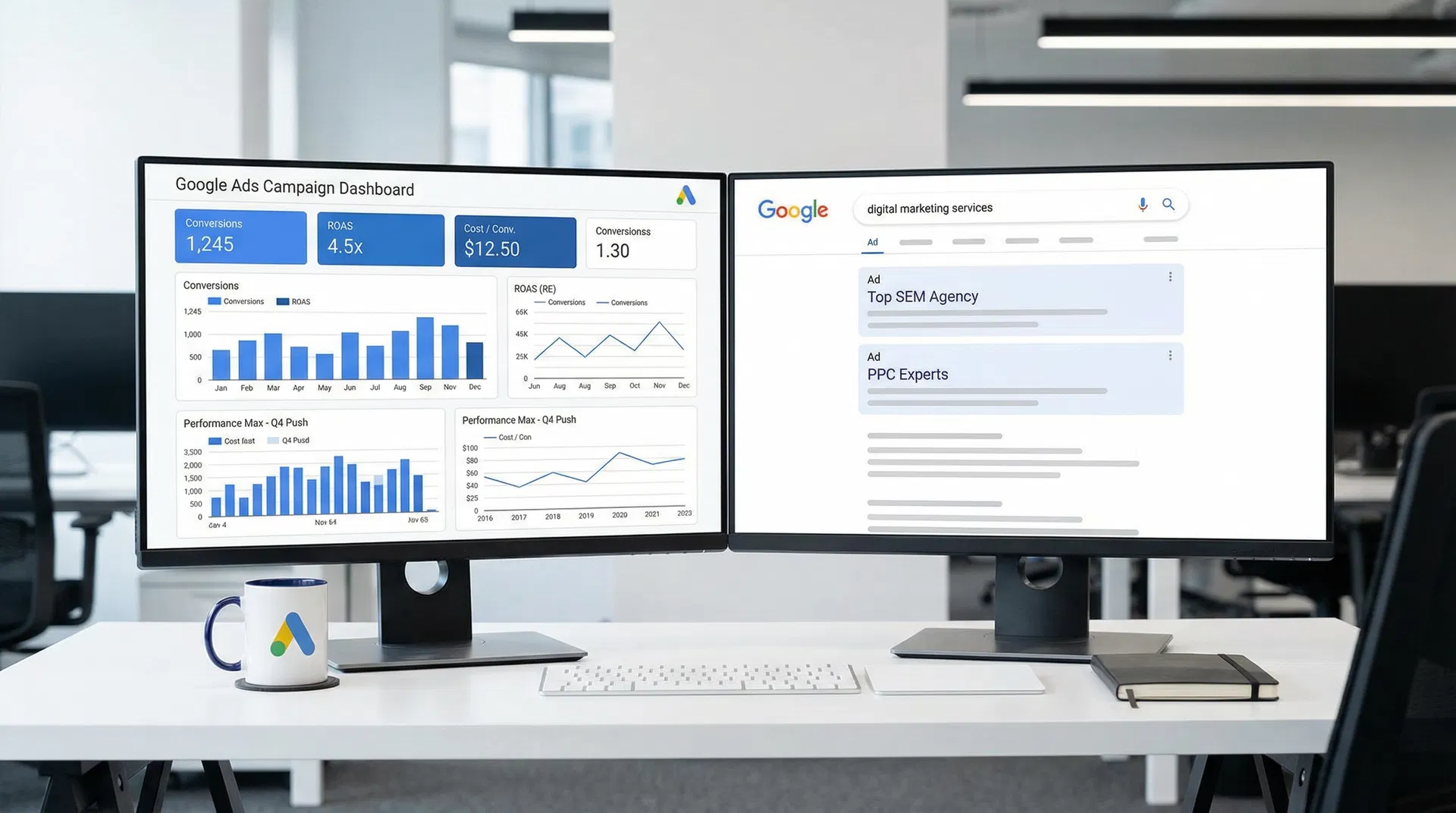 Google Ads Search & PMax