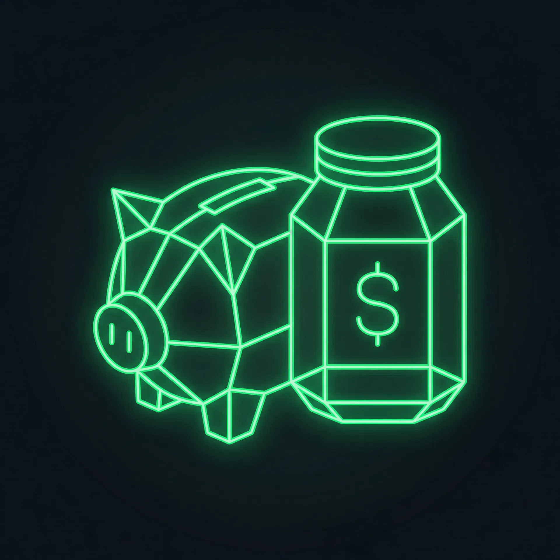 Ícone de cofre/porquinho