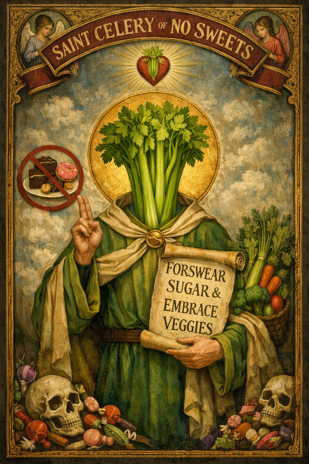 Saint Celery of No Sweets