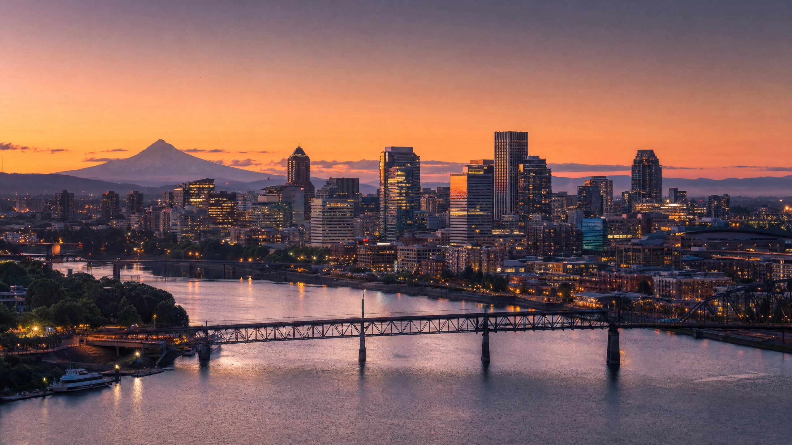 Portland Oregon skyline - MoveMaker Northwest serves the entire Portland metro area