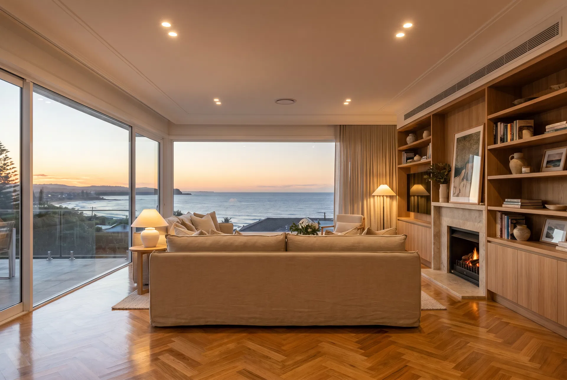 Renovated living room Illawarra