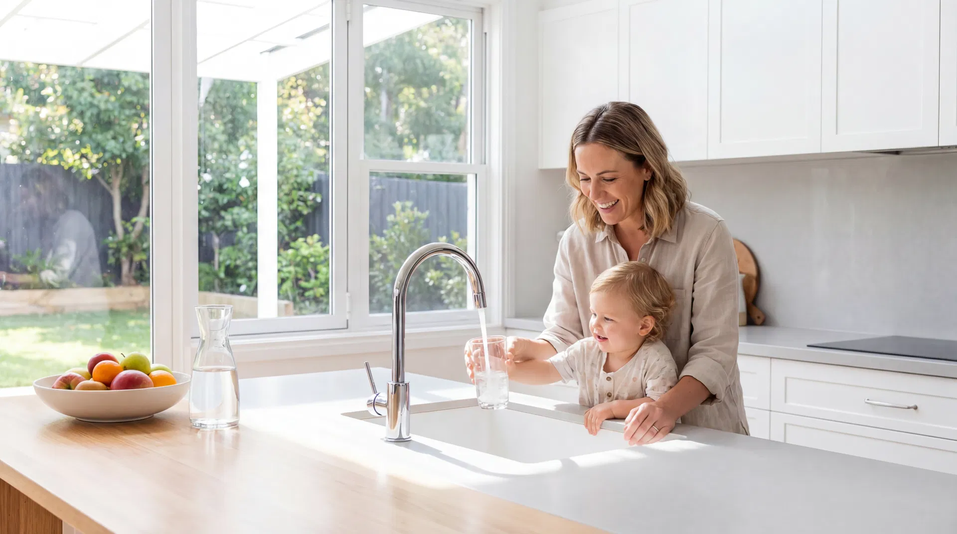 Clean water in Australian home