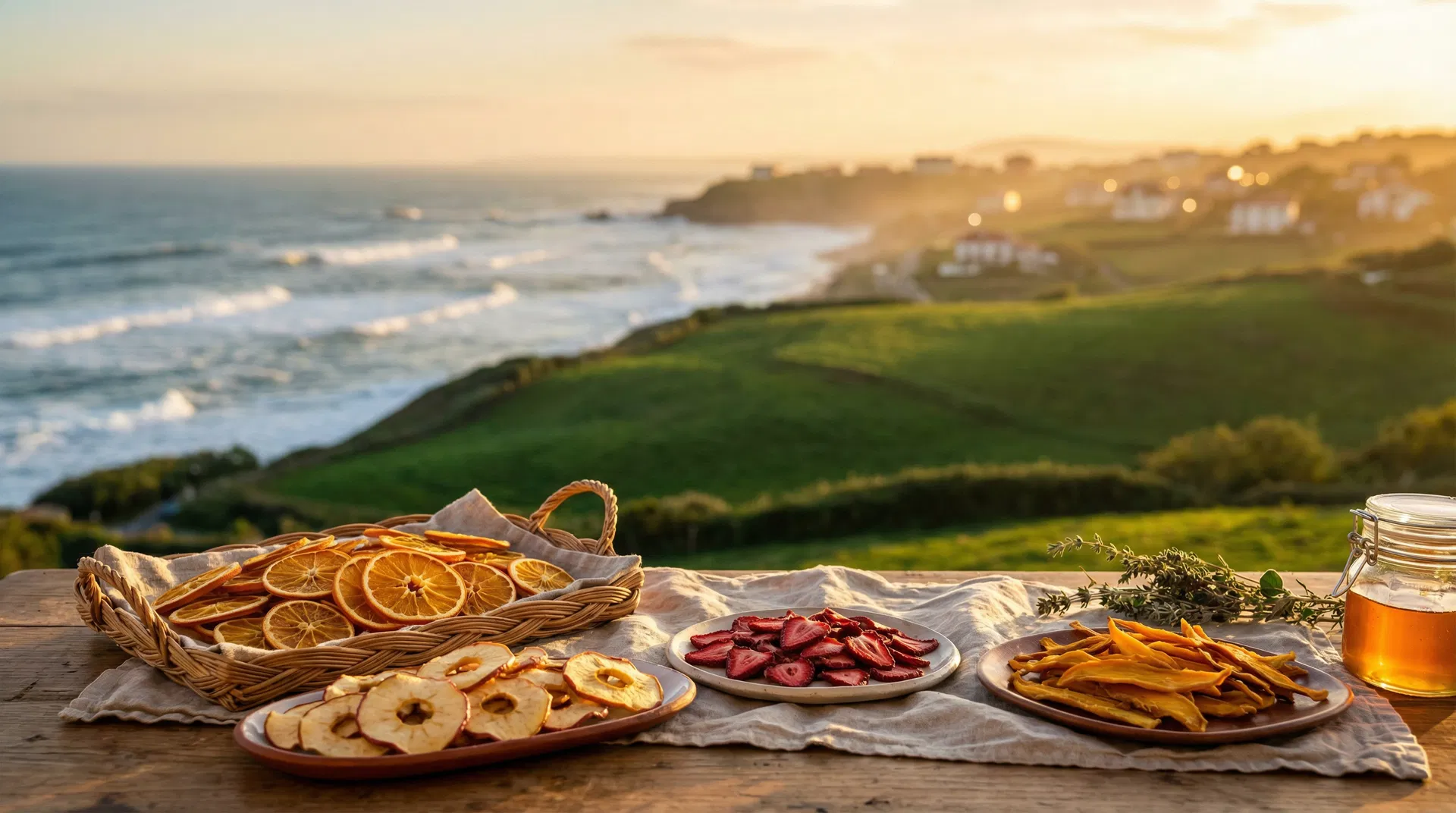 Fruits séchés artisanaux Atelier JAG 64 Biarritz Côte Basque - pomme banane mangue fraise framboise