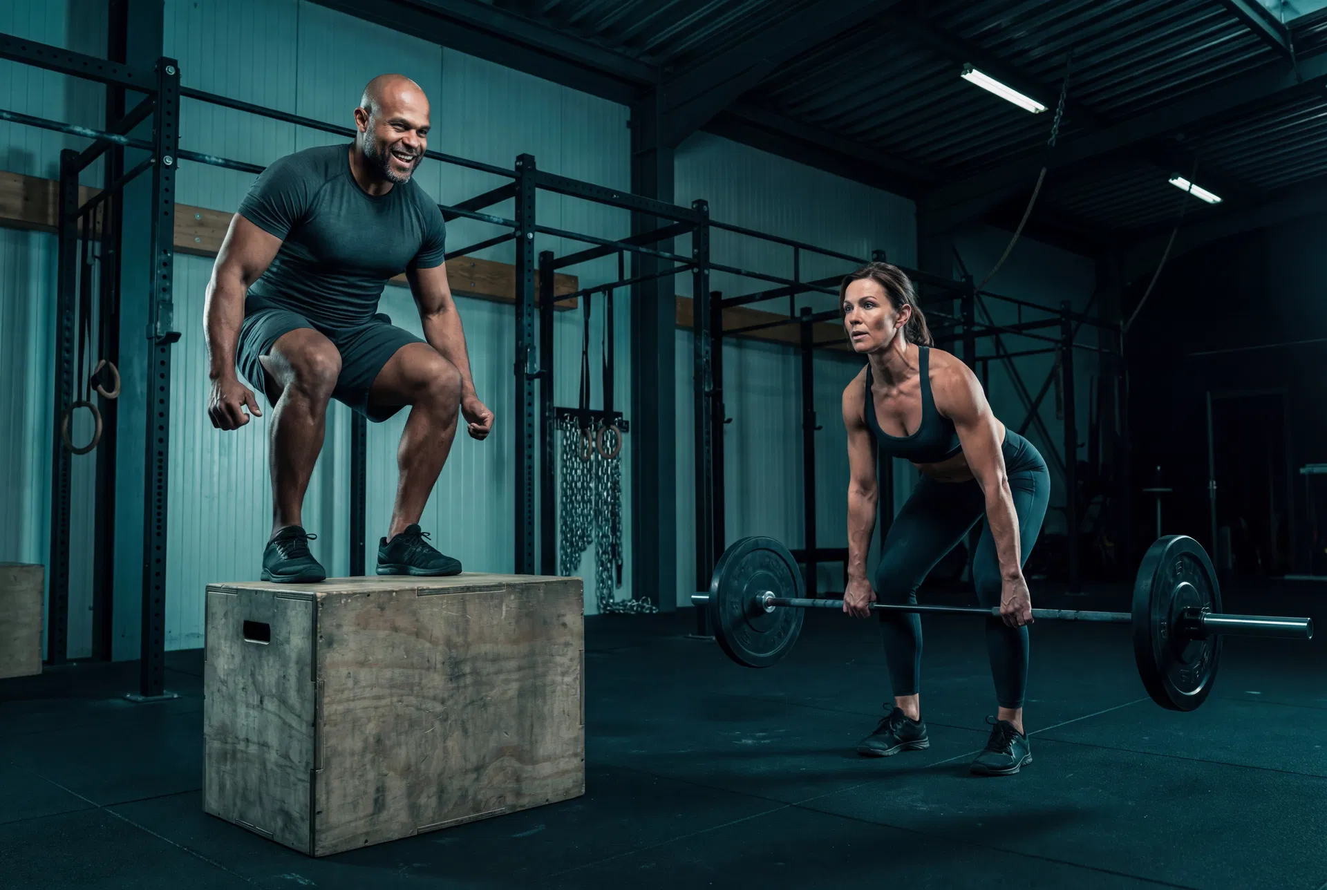 FitOver40 joint training session