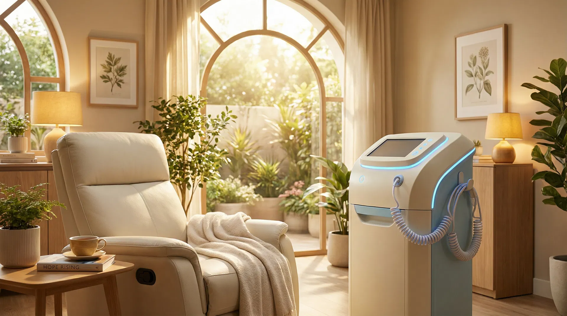 Centro de hemodiálise moderno