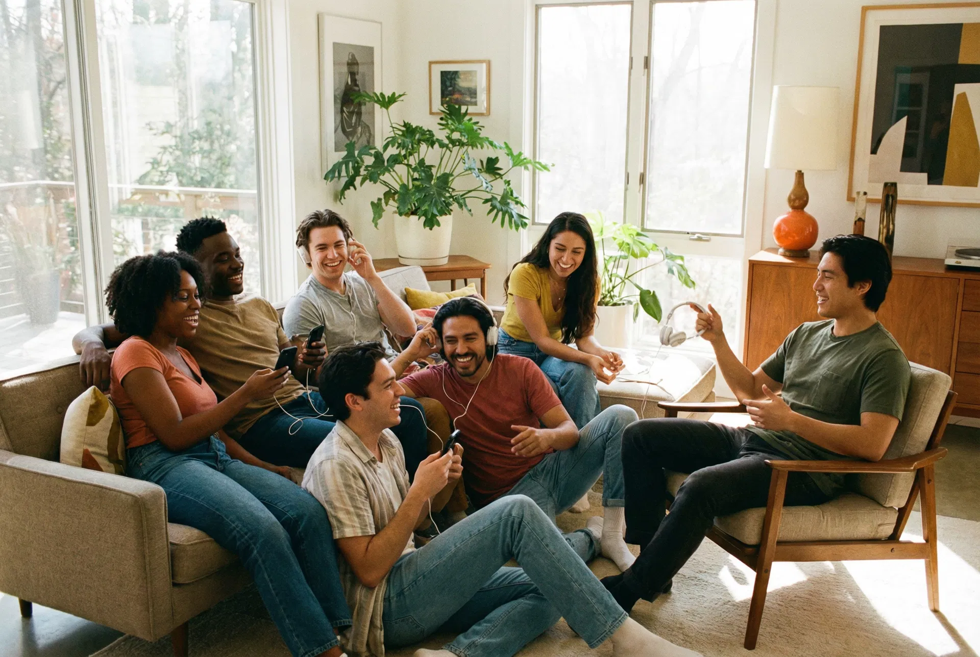 Community of listeners enjoying FCB Faith