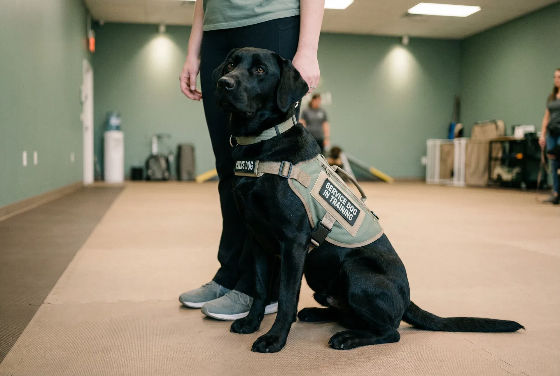 Service dog obedience training