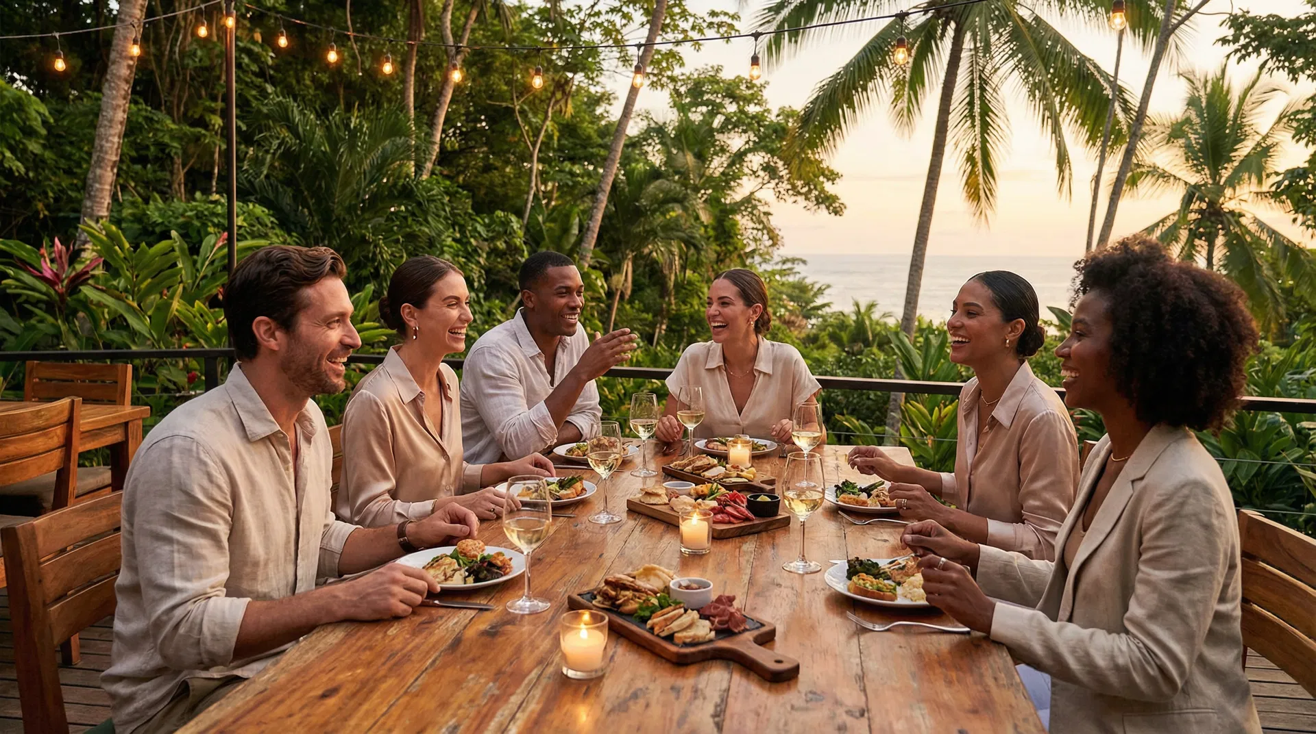 Networking dinner in Costa Rica