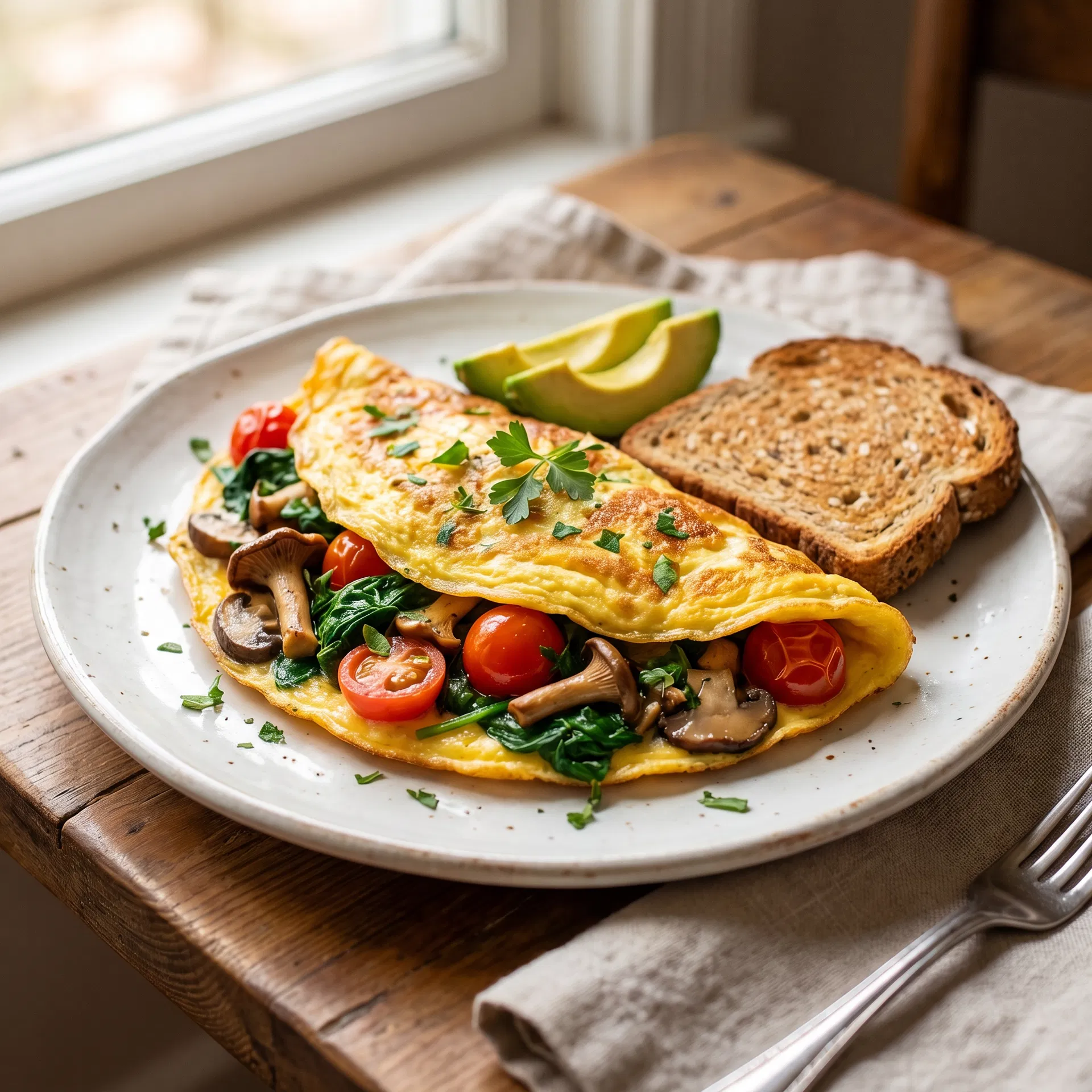 Omelette aux Légumes