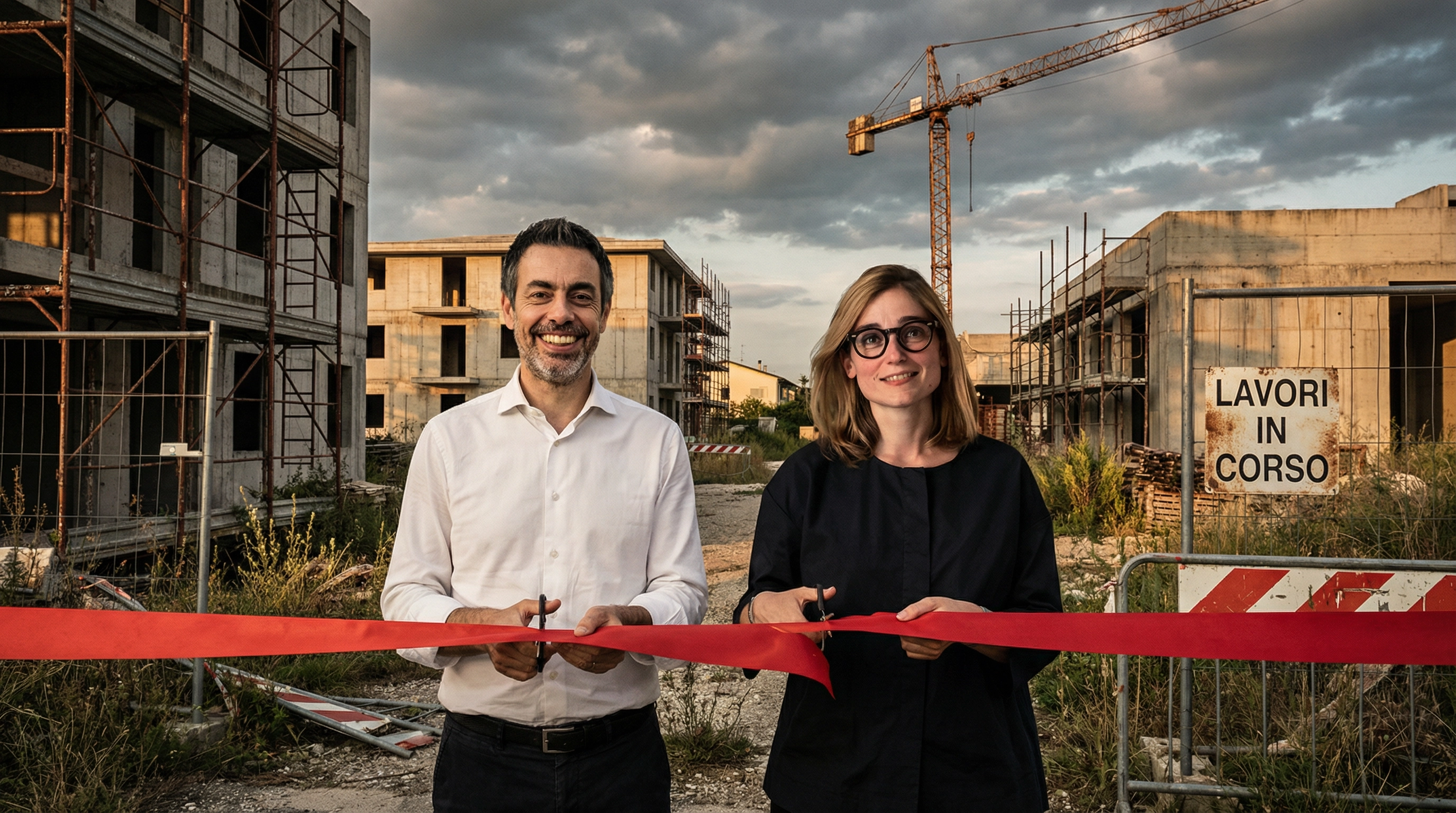 Chi taglia i nastri e chi lascia le macerie