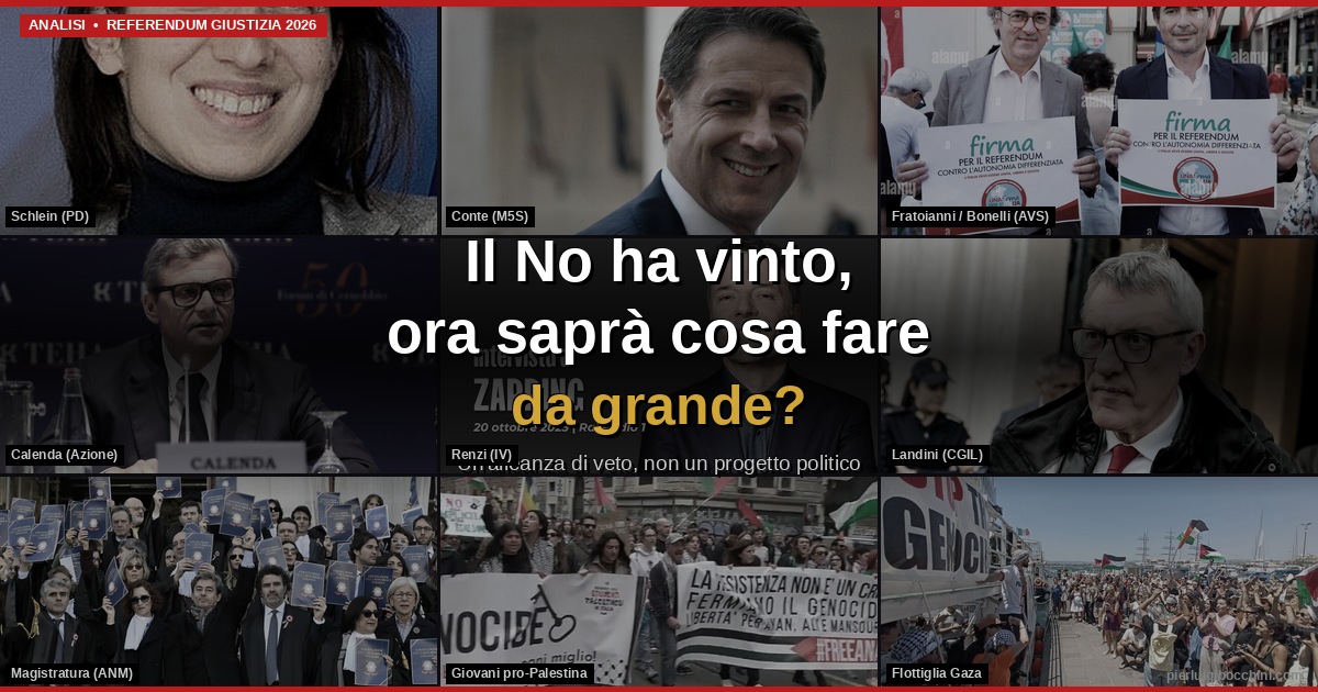 Il No ha vinto, ora saprà cosa fare da grande?