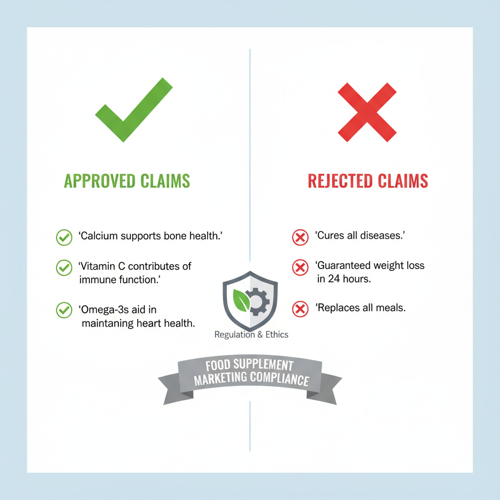 Health Claims for Food Supplements: What You Can and Cannot Say