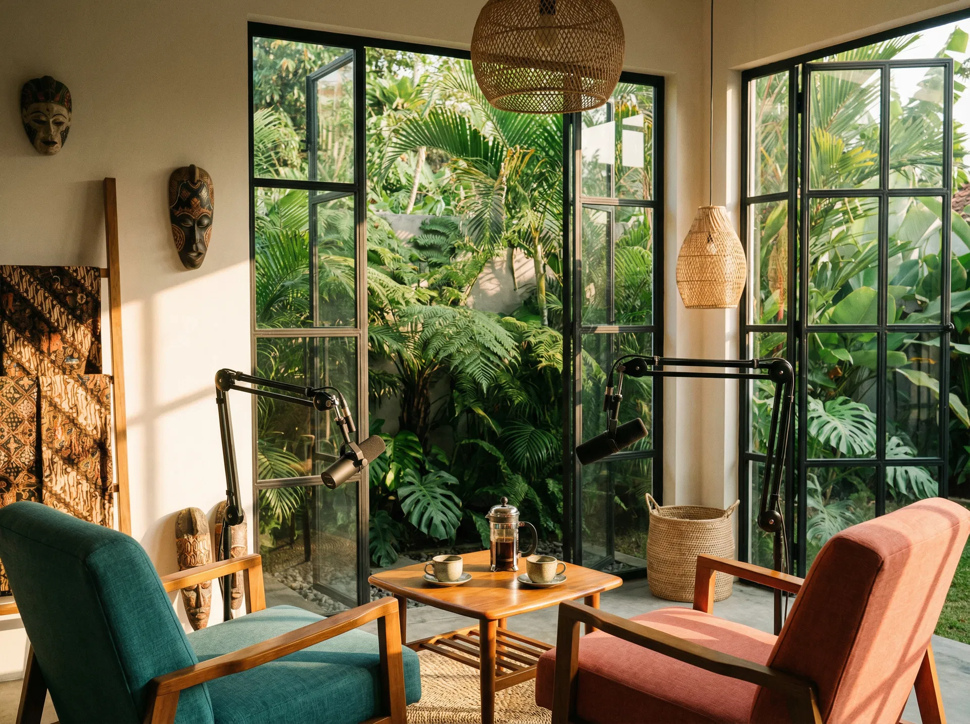 Podcast studio Radio Digital Manado