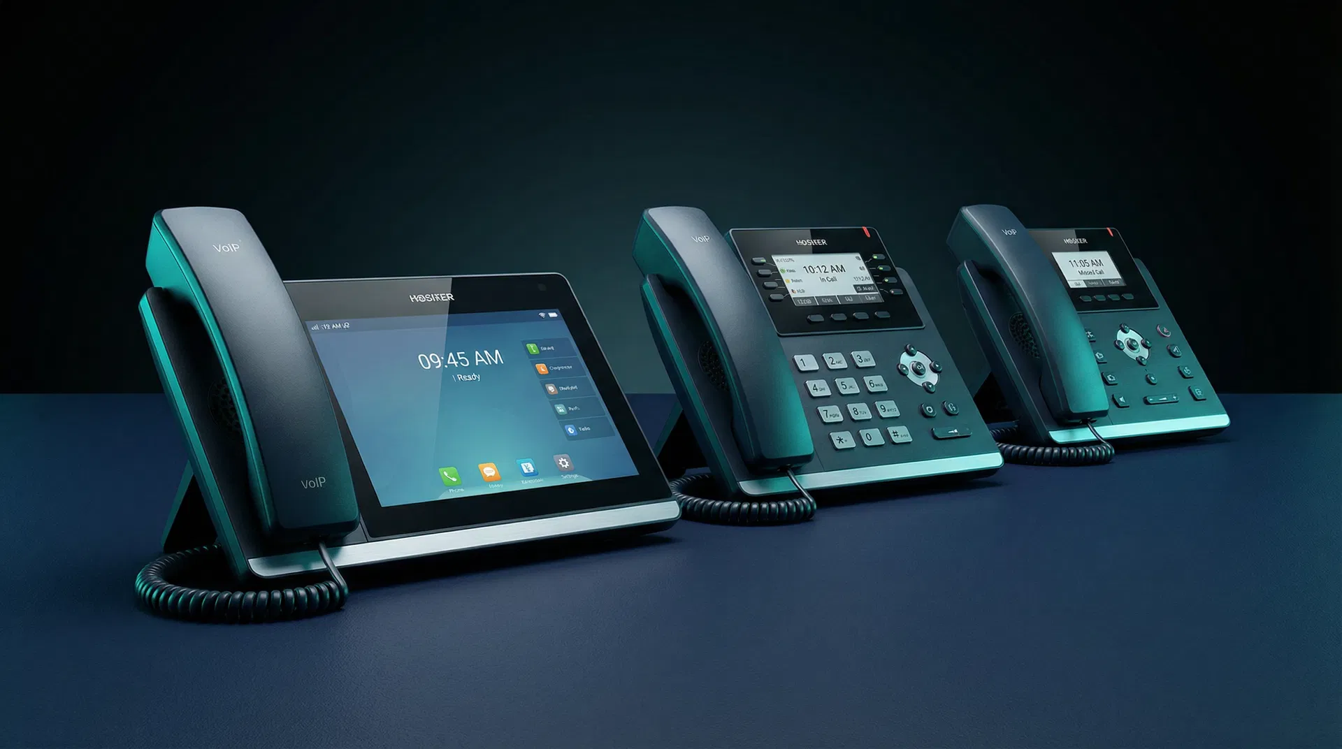 VoIP desk phones lineup