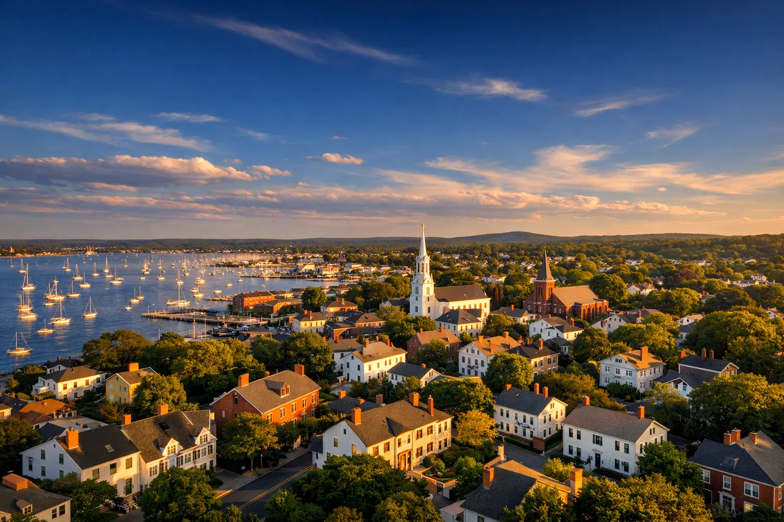 Rhode Island coastal town