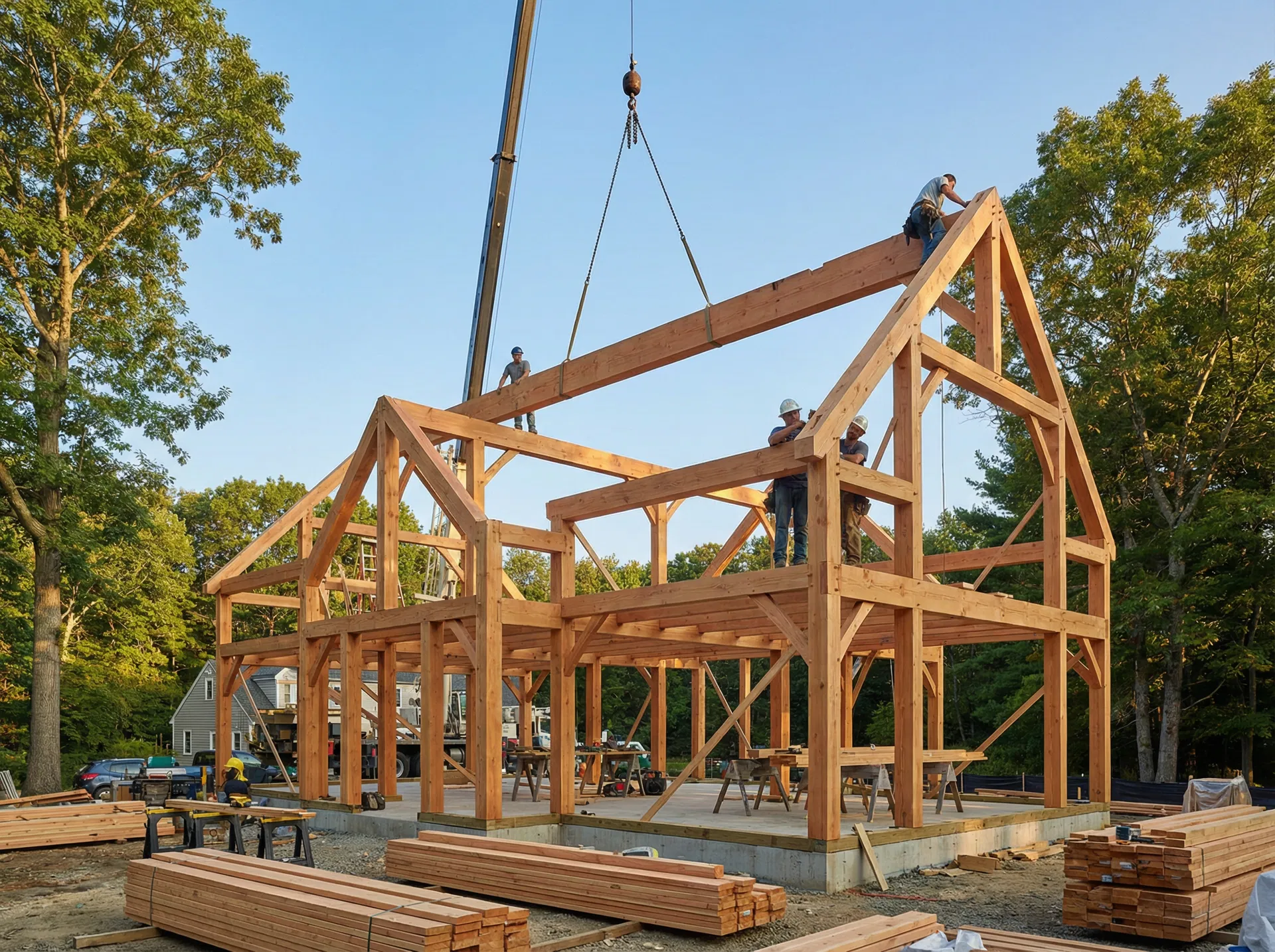 New home construction in progress