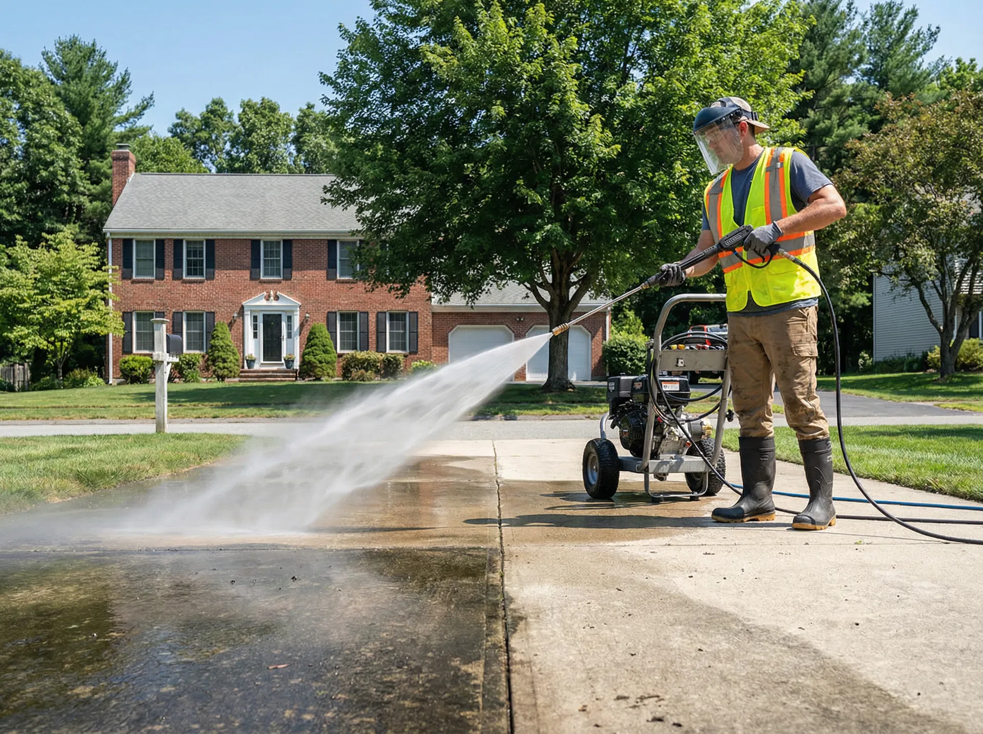 Professional power washing service