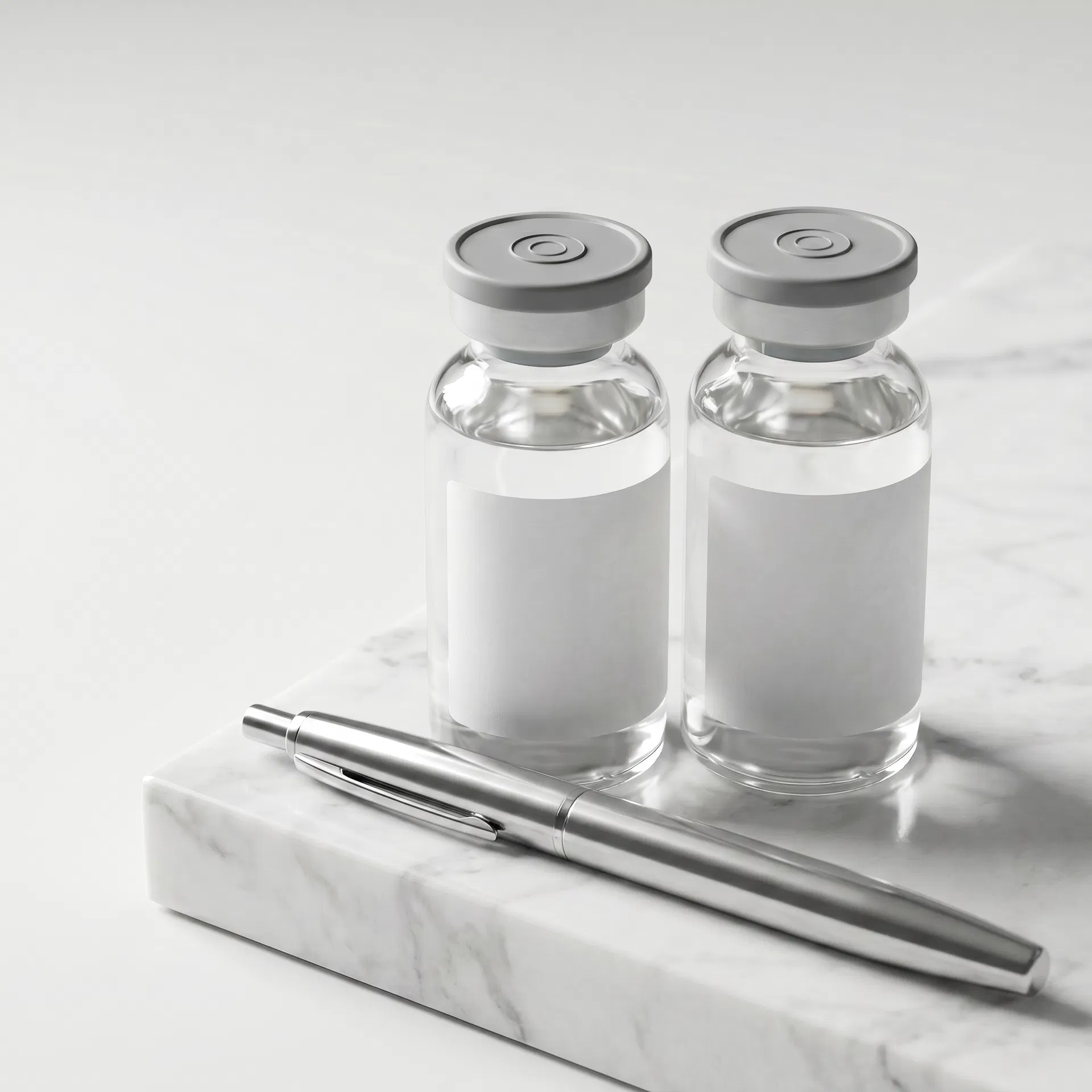CJC-1295 and Ipamorelin stack vials with pen
