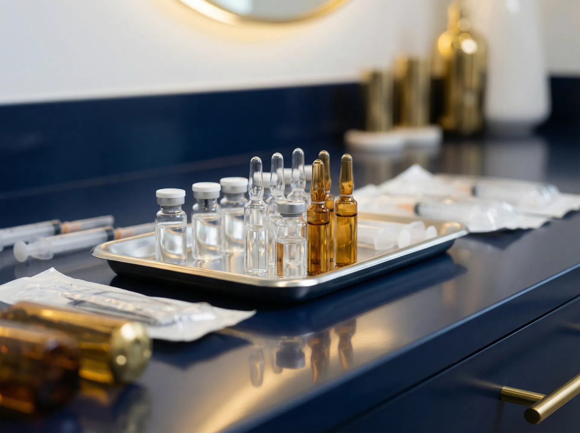 Peptide therapy vials and ampoules