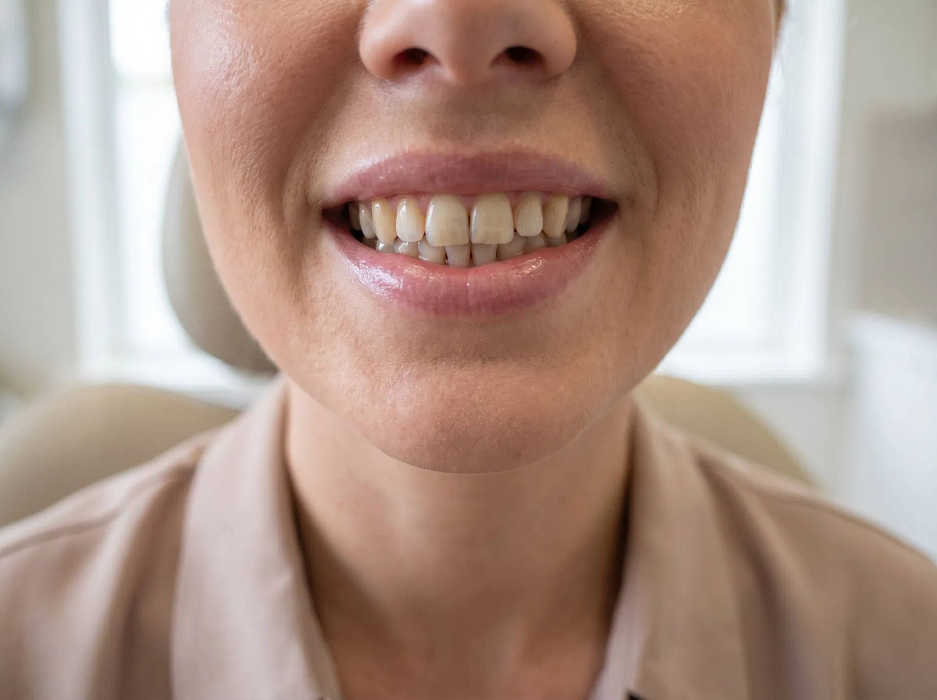 Shape balancing before filler smile example