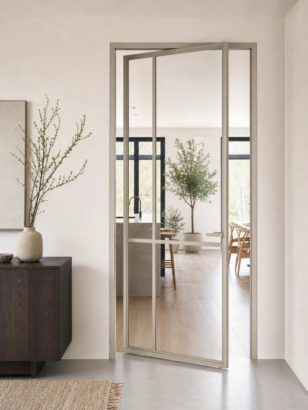 Stalen deur in Quartz 2 - tweede foto