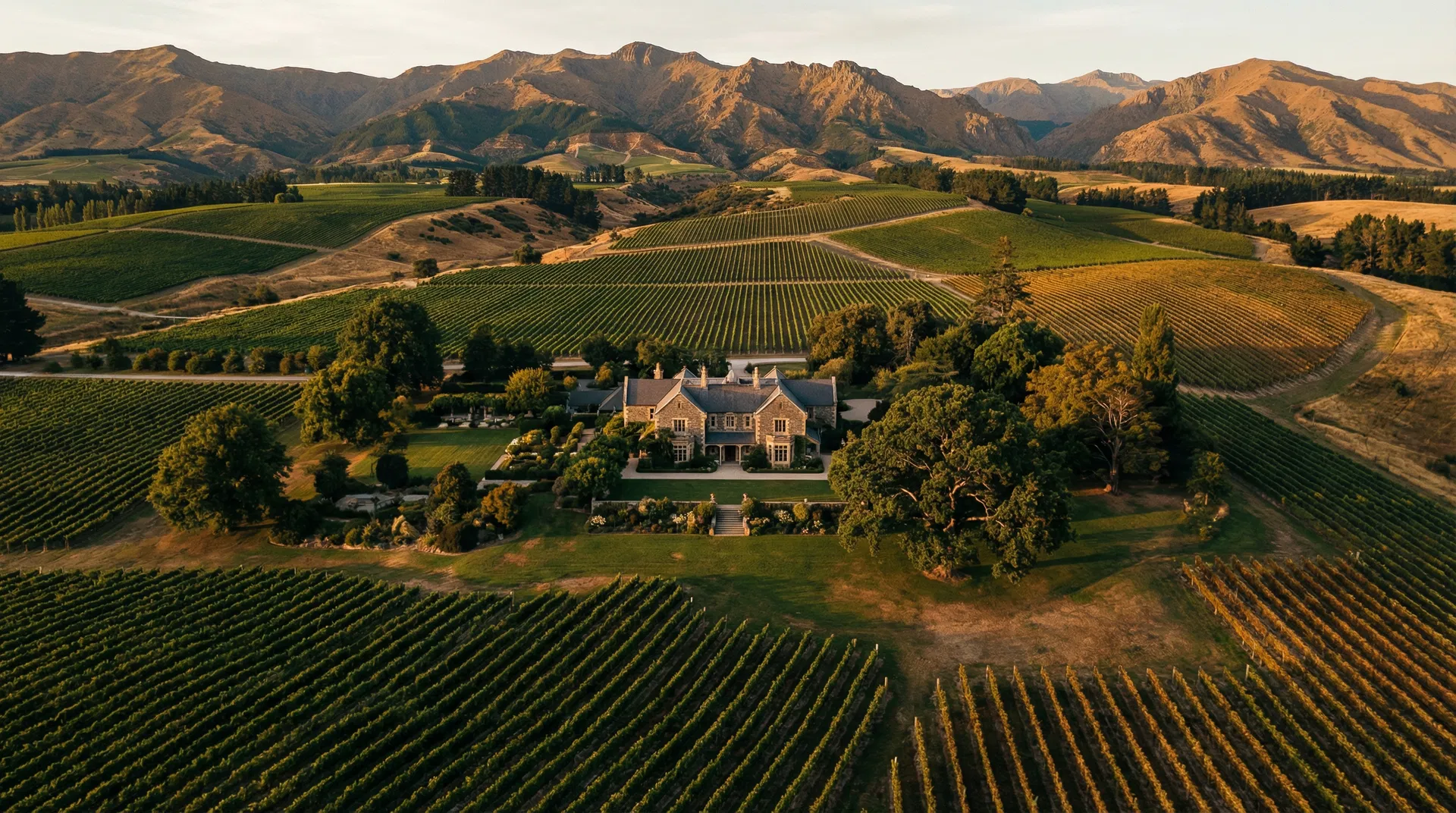 New Zealand vineyard estate