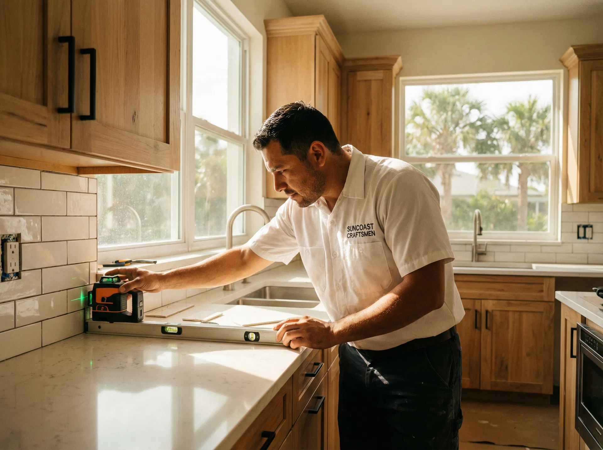 Vetted contractor at work