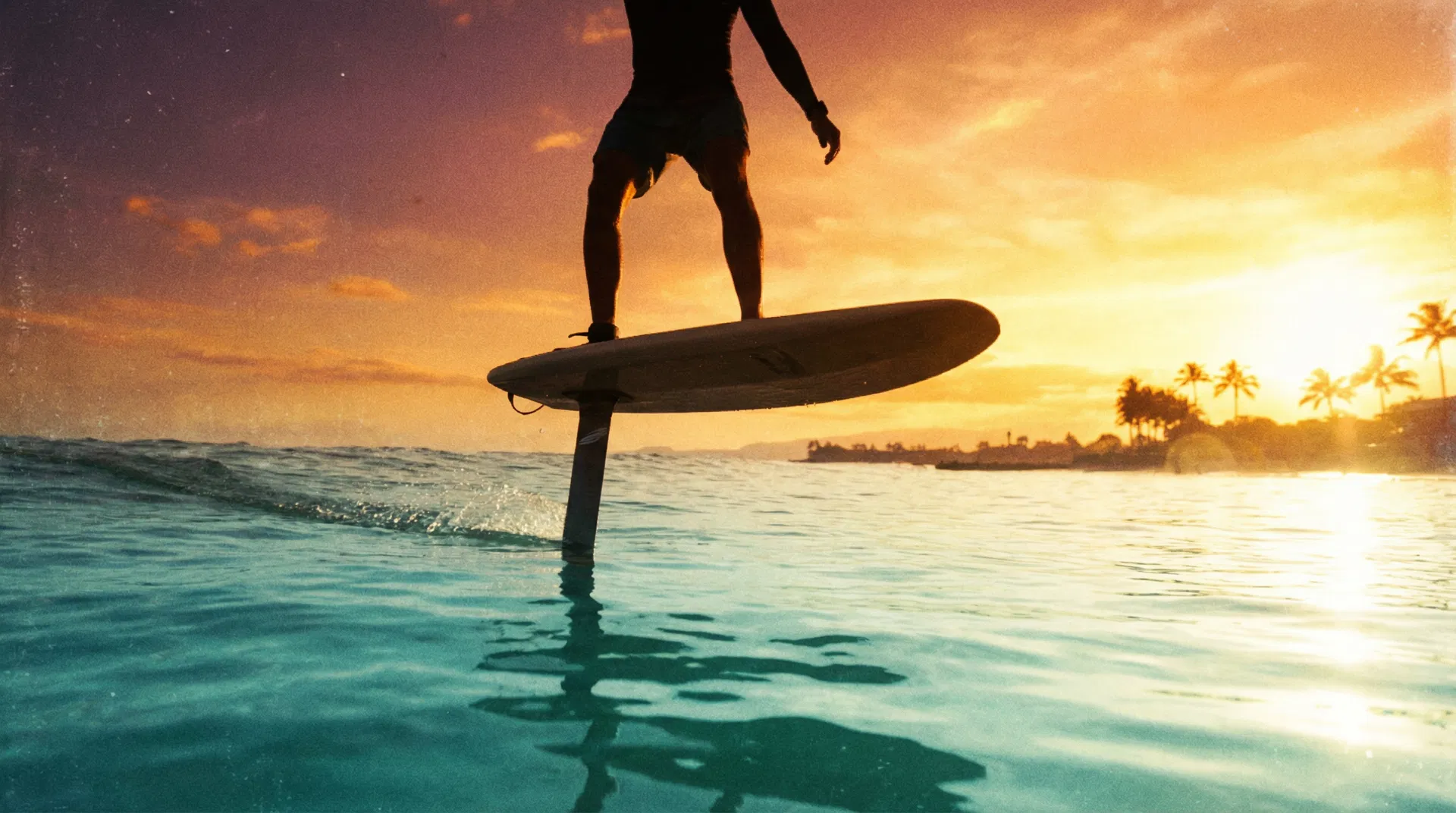 E-Foil ride at sunset — Glide Sarasota