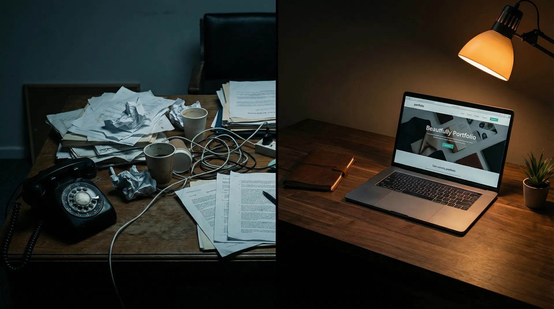 Before and after INHOUSE